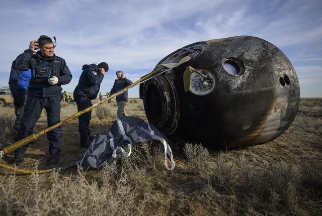 NASA image: Expedition 66 Soyuz Landing
