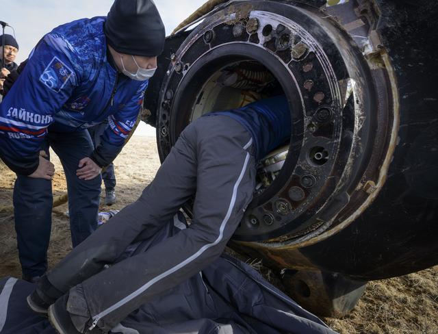 NASA image: Expedition 66 Soyuz Landing