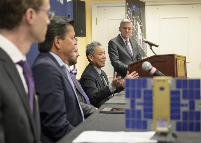 NASA image: NASA Space Symposium Press Conference 