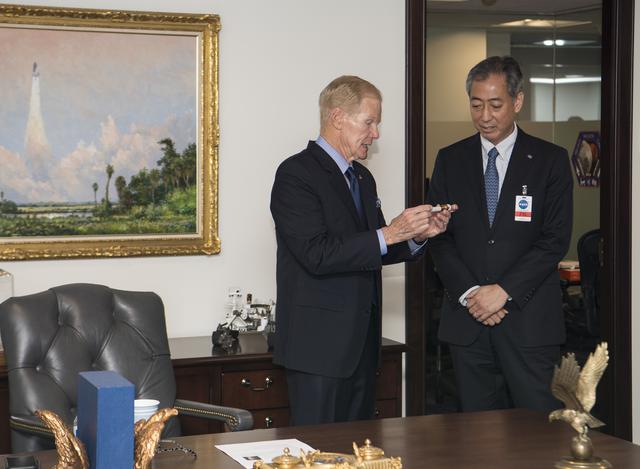 NASA image: NASA Admin Bill Nelson Meets with Representatives from JAXA