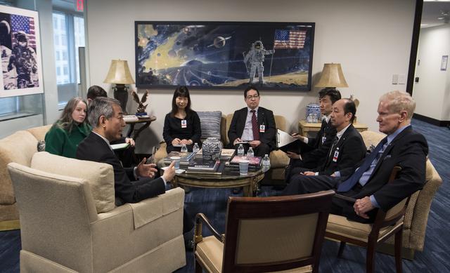 NASA image: NASA Admin Bill Nelson Meets with Representatives from JAXA