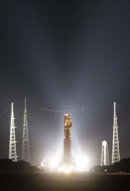 NASA image: Artemis I SLS Rollback