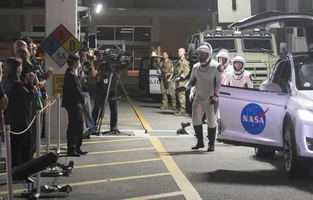 NASA image: SpaceX Crew-4 Crew Walkout