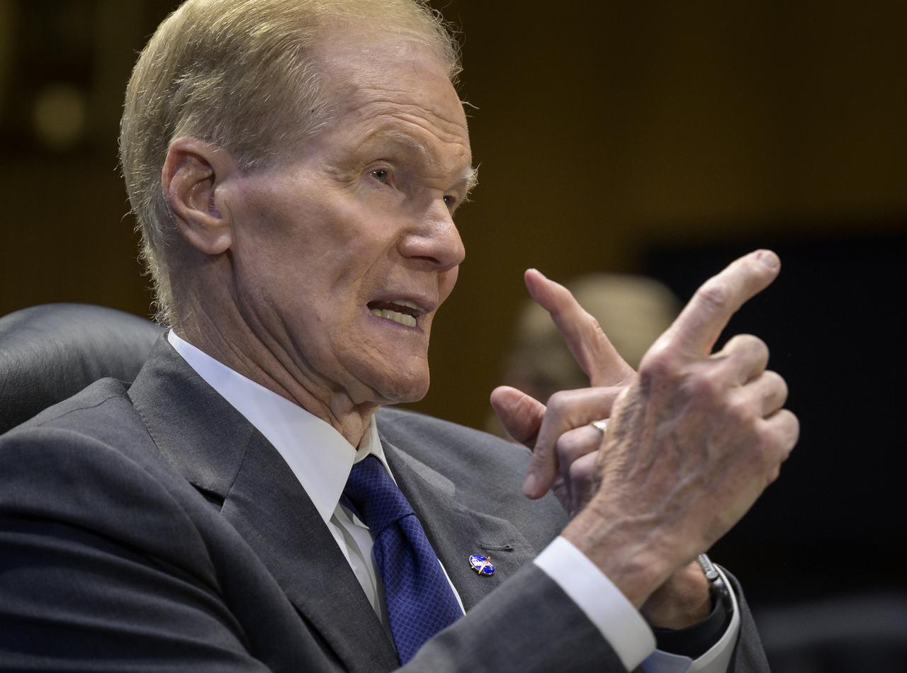 NASA Administrator Bill Nelson testifies before the Senate Appropriations’ Commerce, Justice, Science, and Related Agencies subcommittee during a budget hearing, Tuesday, May 3, 2022, at the Dirksen Senate Office Building in Washington. Photo Credit: (NASA/Bill Ingalls)