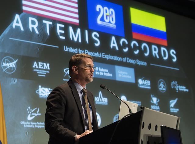 NASA image: Colombian Vice President Marta Lucía Ramírez Artemis Accords S