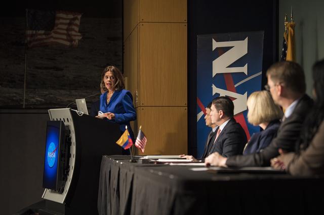 NASA image: Colombian Vice President Marta Lucía Ramírez Artemis Accords S