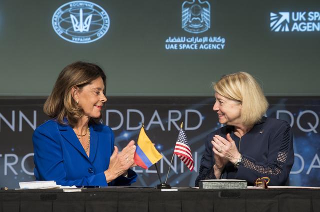 NASA image: Colombian Vice President Marta Lucía Ramírez Artemis Accords S