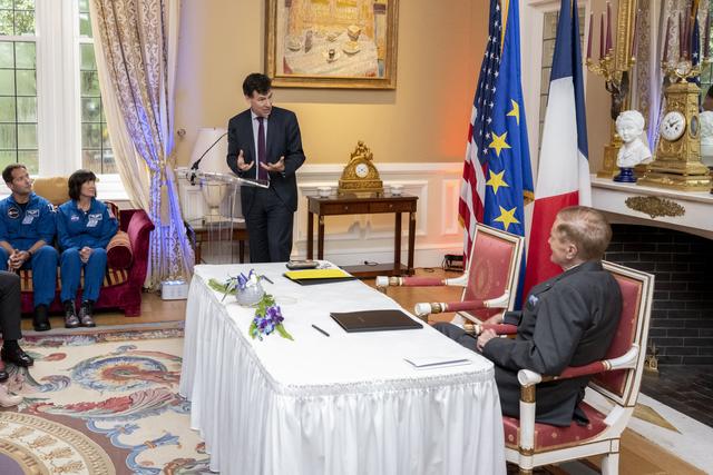 NASA image: French Sign Artemis Accords
