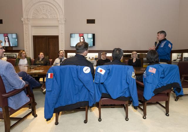 NASA image: NASA’s SpaceX Crew-2 astronauts meet with National Geographic 