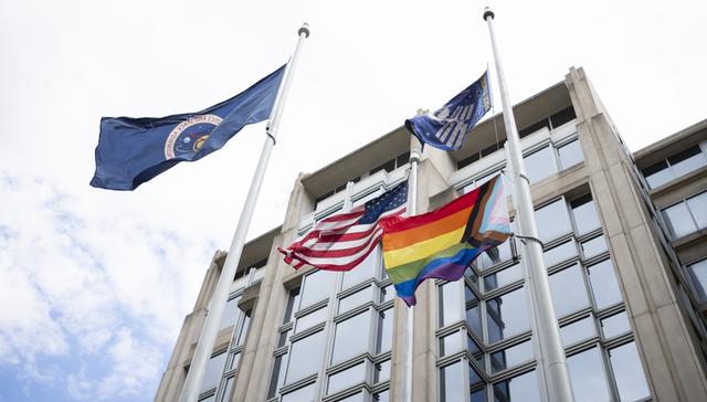 NASA image: Progress Pride Flag at NASA Headquarters