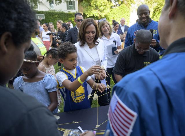 NASA image: VP Harris Hosts NASA, Disney Pixar for STEM Events