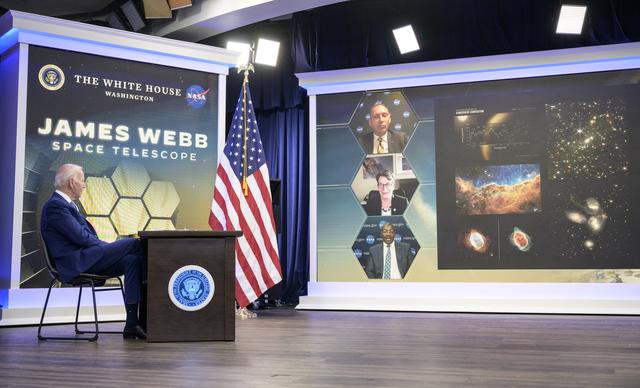 NASA image: President Biden Previews Images from Webb Space Telescope