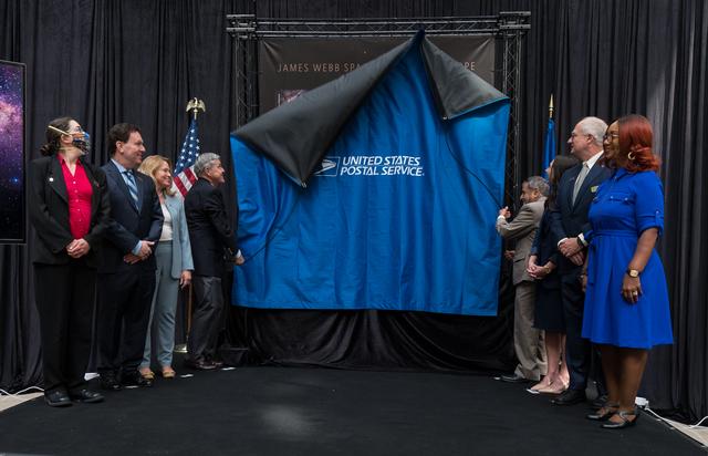 NASA image: JWST Stamp Issuance Ceremony