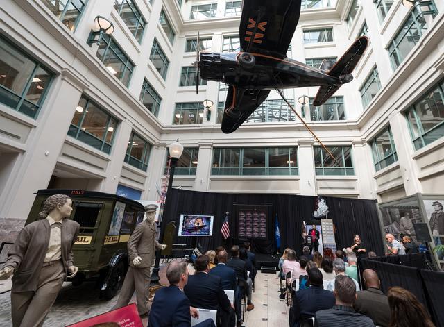 NASA image: JWST Stamp Issuance Ceremony