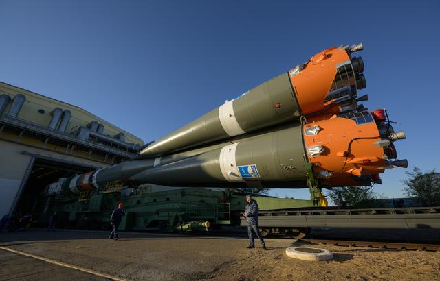 NASA image: Expedition 68 Soyuz Rollout