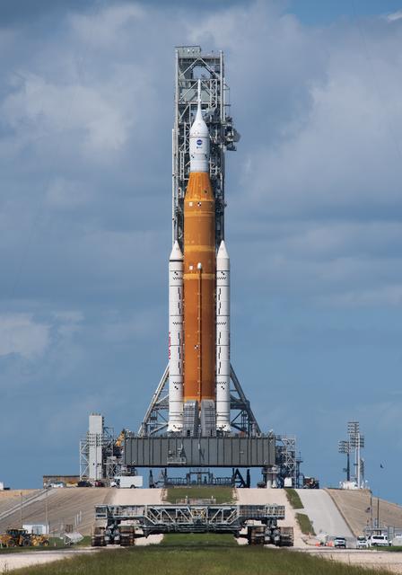 NASA image: Artemis I Rollback Preparations