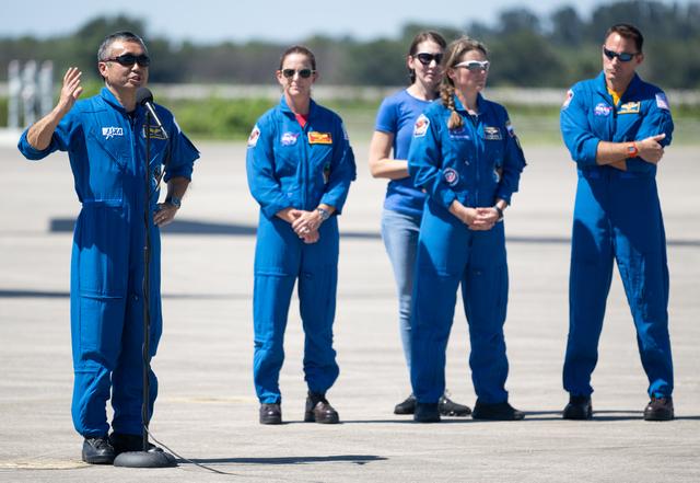 NASA’s SpaceX Crew-5 Crew Arrival for Prelaunch Activities