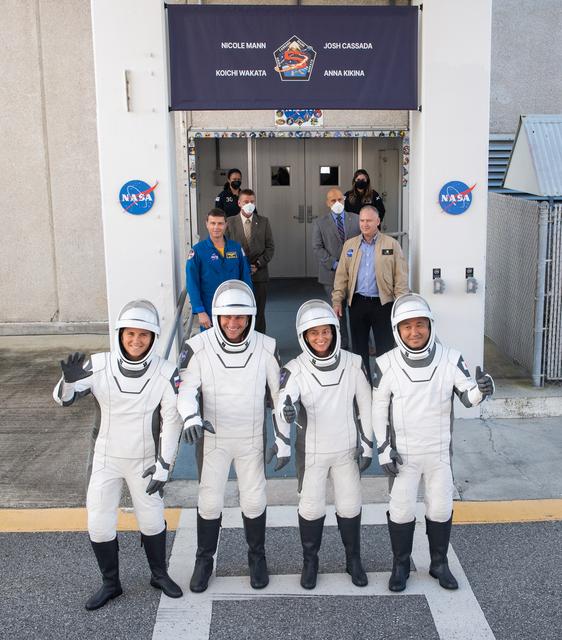 NASA’s SpaceX Crew-5 Crew Walkout