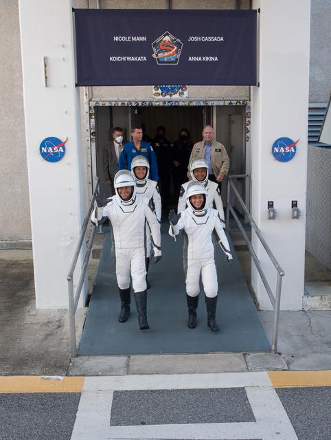 NASA’s SpaceX Crew-5 Crew Walkout