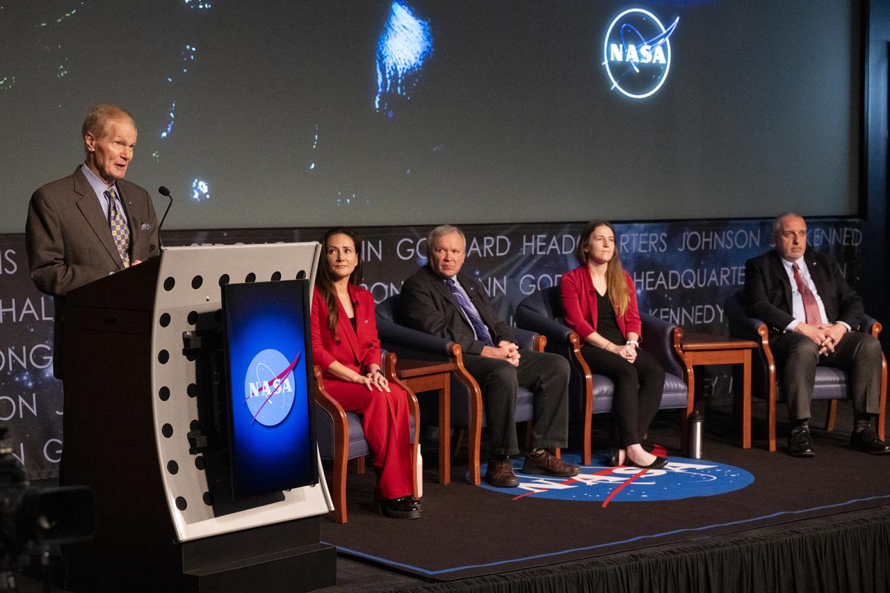 NASA Administrator Bill Nelson delivers opening remarks during the inaugural NASA Climate Summit Thursday, Dec. 8, 2022, at the Mary W. Jackson NASA Headquarters building in Washington. Photo Credit: (NASA/Keegan Barber)