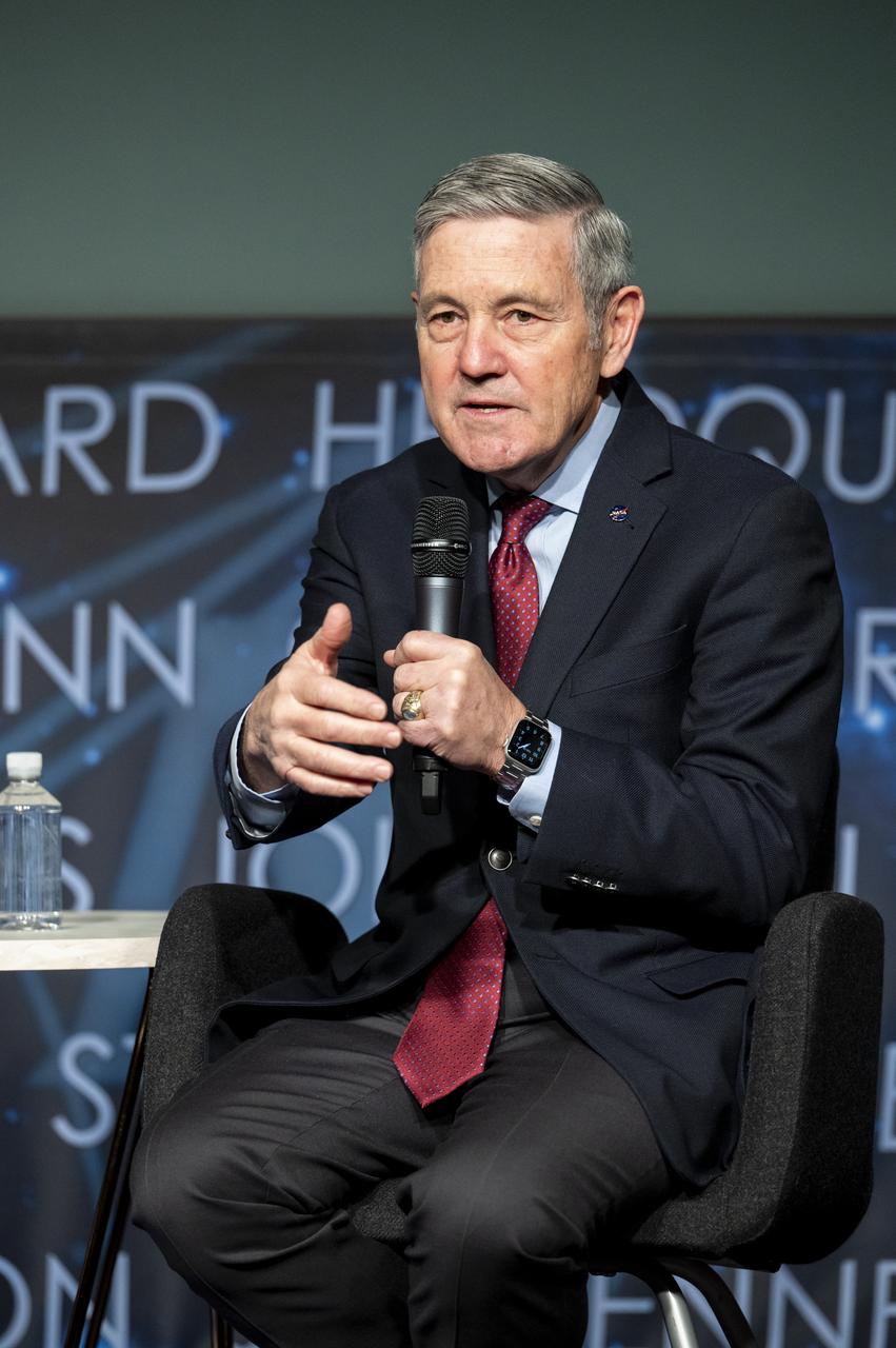 NASA Associate Administrator Bob Cabana answers a question from staff during the NASA Day of Remembrance Employee Safety Town Hall, Tuesday, Jan. 24, 2023, at the Mary W. Jackson NASA Headquarters building in Washington.  Photo Credit: (NASA/Keegan Barber)