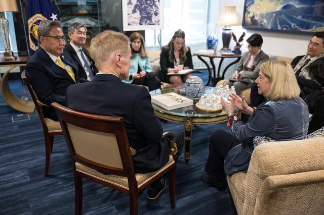 NASA image: NASA Leadership Meets with Republic of Korea’s Minister of For