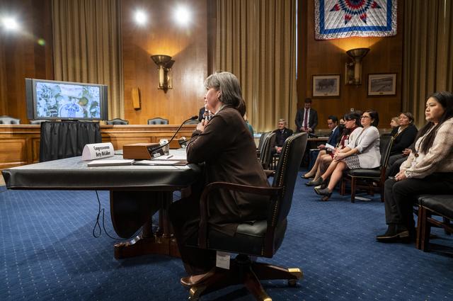 NASA image: Astronaut Nicole Mann Downlink with Members of Congress