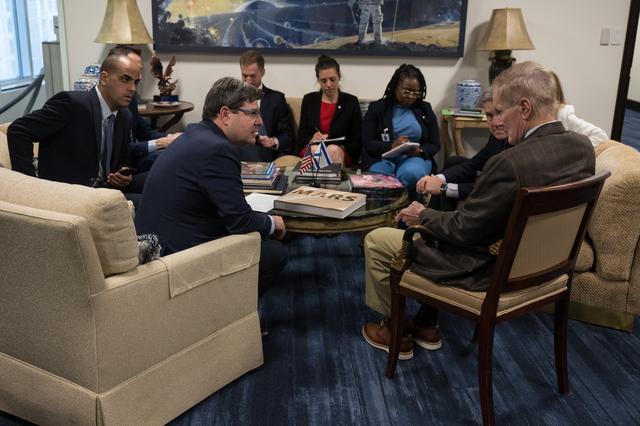 NASA Leadership Meets with Delegation from Israel