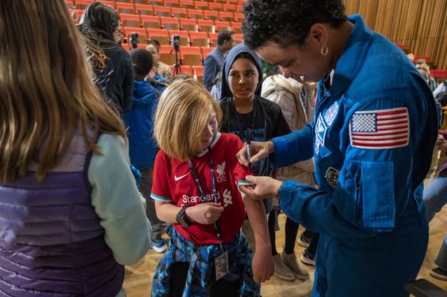 NASA image: NASA’s Crew-4 Q&A With Students at Martin Luther King Jr Memor