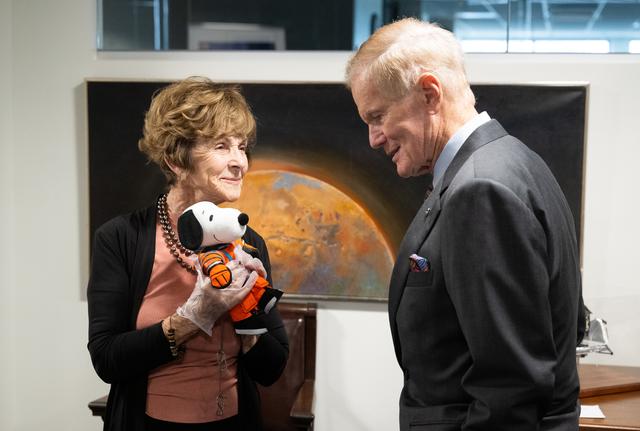 NASA Administrator Meets with Jeannie Schulz