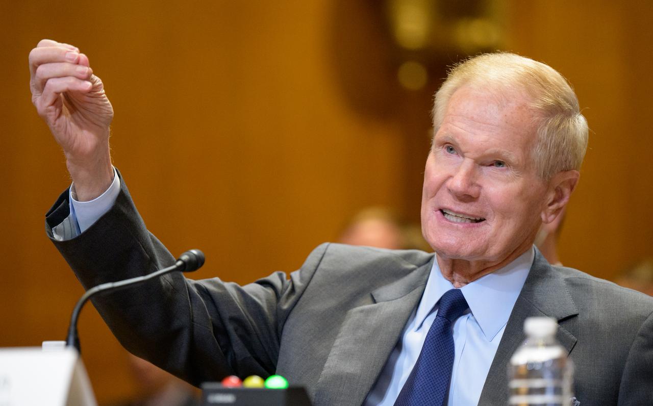 NASA Administrator Bill Nelson testifies before the Senate Appropriations’ Commerce, Justice, Science, and Related Agencies subcommittee during a budget hearing, Tuesday, April 18, 2023, at the Dirksen Senate Office Building in Washington. Photo Credit: (NASA/Bill Ingalls)