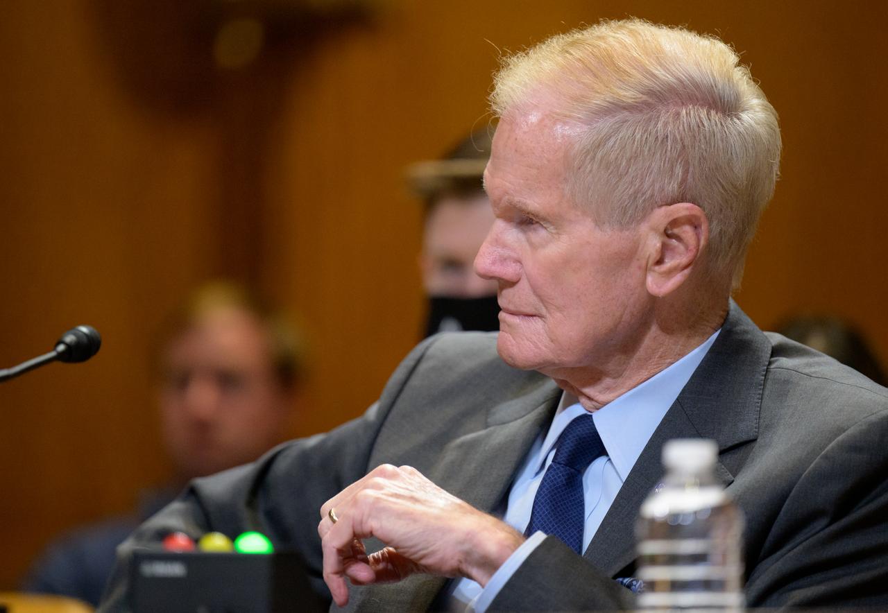NASA Administrator Bill Nelson testifies before the Senate Appropriations’ Commerce, Justice, Science, and Related Agencies subcommittee during a budget hearing, Tuesday, April 18, 2023, at the Dirksen Senate Office Building in Washington. Photo Credit: (NASA/Bill Ingalls)