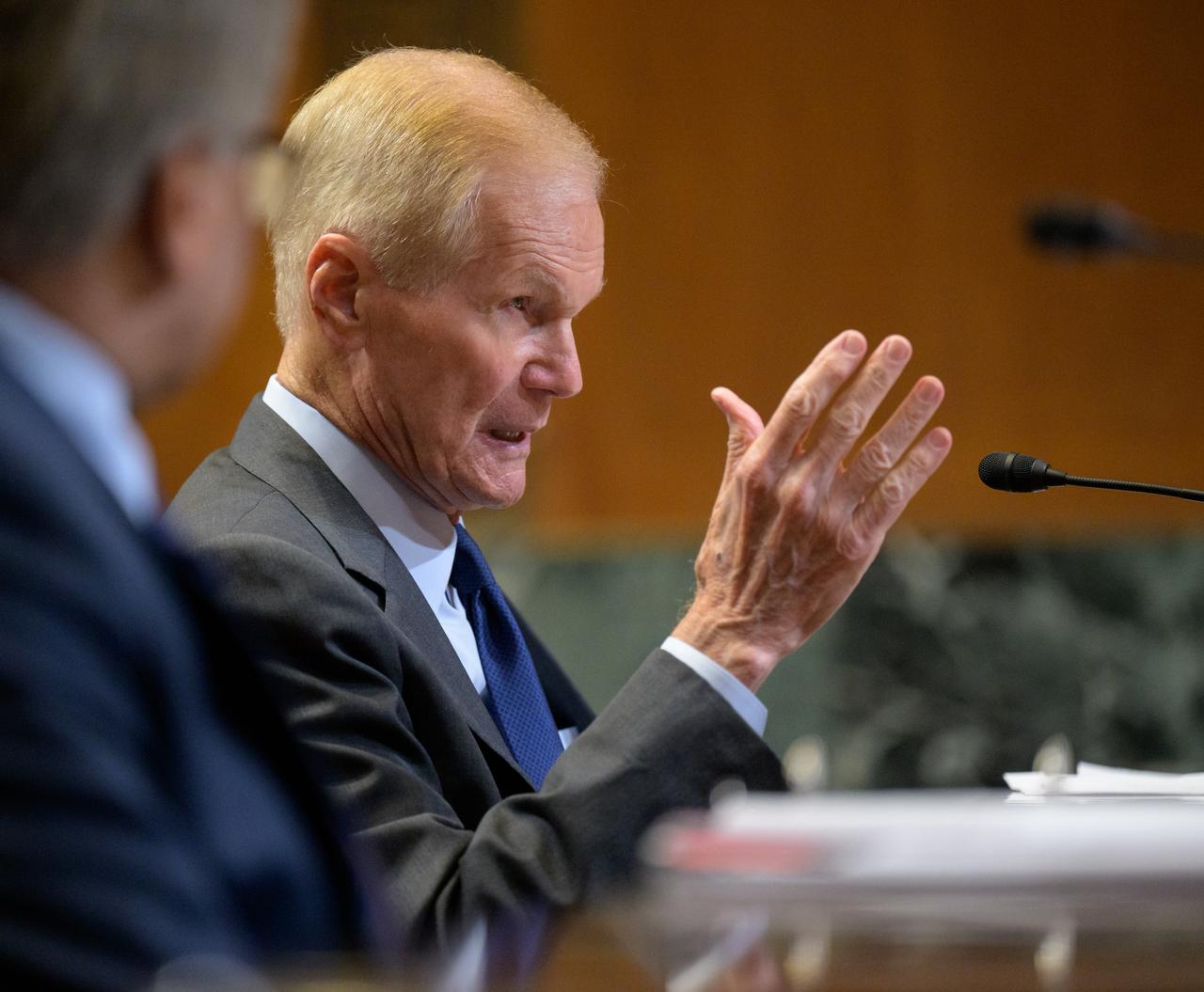 NASA Administrator Bill Nelson testifies before the Senate Appropriations’ Commerce, Justice, Science, and Related Agencies subcommittee during a budget hearing, Tuesday, April 18, 2023, at the Dirksen Senate Office Building in Washington. Photo Credit: (NASA/Bill Ingalls)