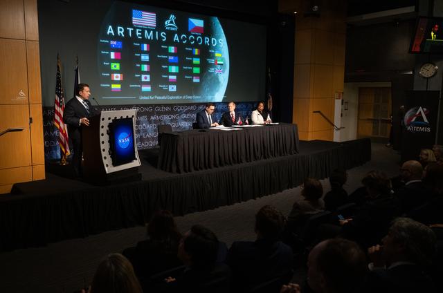 Czech Republic Artemis Accords Signing