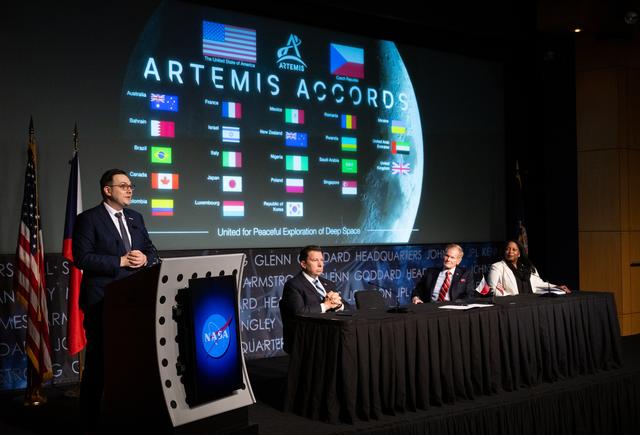 Czech Republic Artemis Accords Signing