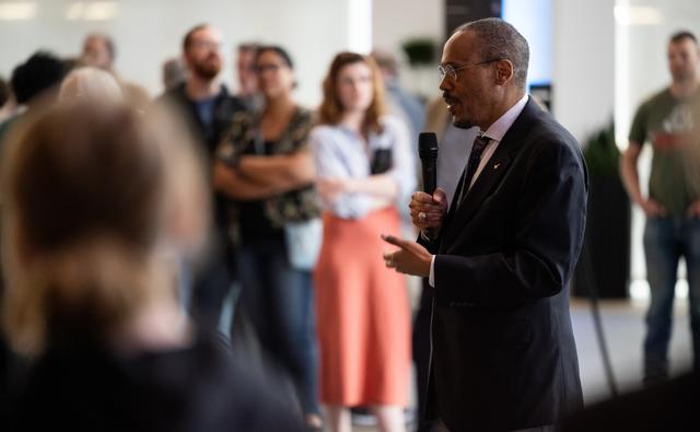 NASA image: National Philharmonic Performs Cosmic Cycles: A Space Symphony