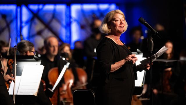 NASA image: National Philharmonic Performs Cosmic Cycles: A Space Symphony