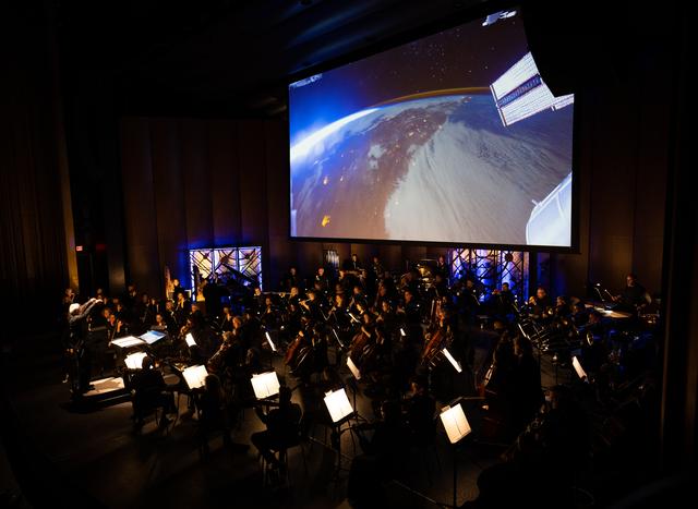 NASA image: National Philharmonic Performs Cosmic Cycles: A Space Symphony