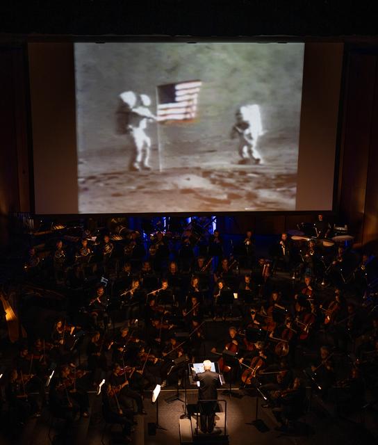 NASA image: National Philharmonic Performs Cosmic Cycles: A Space Symphony