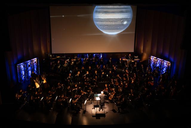 NASA image: National Philharmonic Performs Cosmic Cycles: A Space Symphony