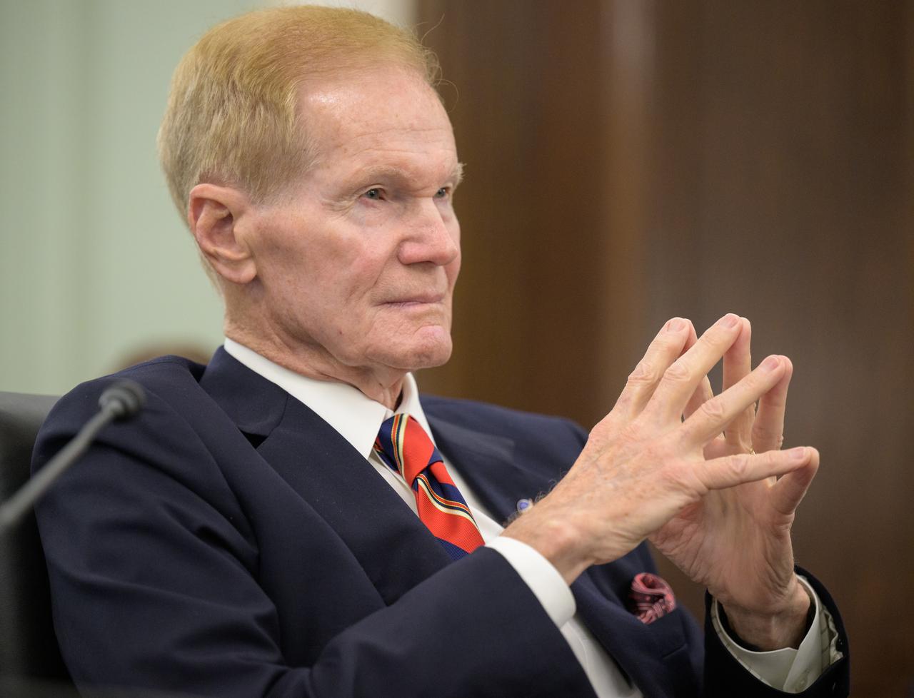 NASA Administrator Bill Nelson testifies before the Senate Committee on Commerce, Science, and Transportation during a hearing titled “Examining NASA’s Budget and Priorities,” Tuesday, May 16, 2023, at the Russell Senate Office Building in Washington. Photo Credit: (NASA/Bill Ingalls)