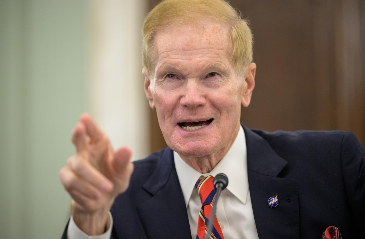NASA Administrator Bill Nelson testifies before the Senate Committee on Commerce, Science, and Transportation during a hearing titled “Examining NASA’s Budget and Priorities,” Tuesday, May 16, 2023, at the Russell Senate Office Building in Washington. Photo Credit: (NASA/Bill Ingalls)