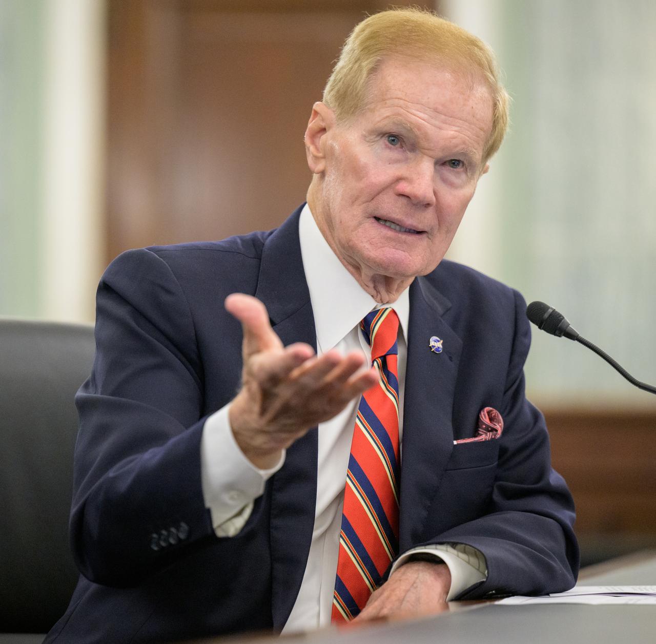 NASA Administrator Bill Nelson testifies before the Senate Committee on Commerce, Science, and Transportation during a hearing titled “Examining NASA’s Budget and Priorities,” Tuesday, May 16, 2023, at the Russell Senate Office Building in Washington. Photo Credit: (NASA/Bill Ingalls)