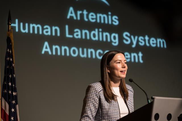 NASA image: Artemis Human Landing System Announcement