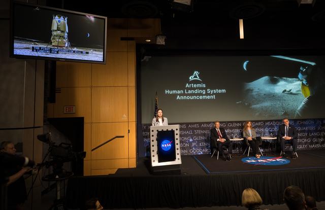 NASA image: Artemis Human Landing System Announcement