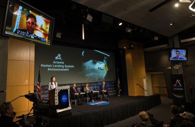 Artemis Human Landing System Announcement