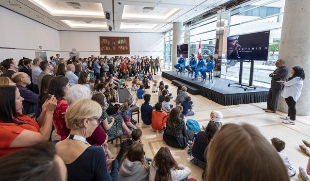 NASA image: Artemis II Crew Canadian Embassy Workforce Event