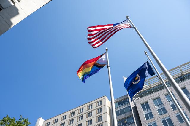 NASA image: Pride Progress Flag Raising Ceremony at NASA HQ