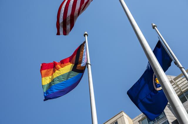 Pride Progress Flag Raising Ceremony at NASA HQ