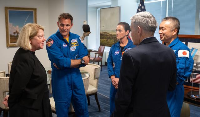 NASA image: NASA’s SpaceX Crew-5 Astronauts with Agency Leadership